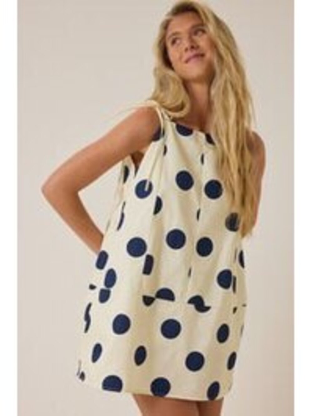 Altar'd State Bayley Polka Dot Mini Dress Size Large